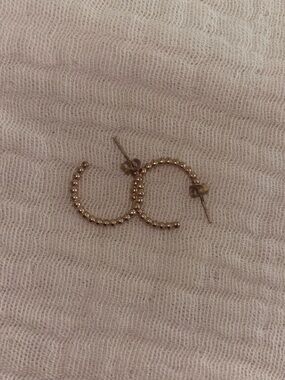 Hillberg & Berk Stella Rose Gold Hoops